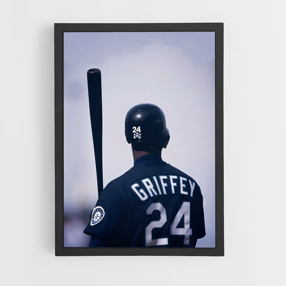 Poster Ken de griffey run – affiche Baseball (vue 2)